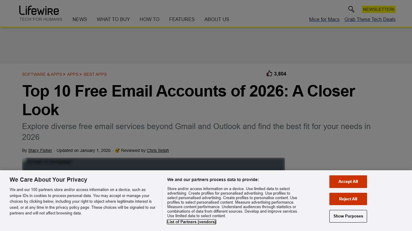 Best Free Email Accounts for 2026: Top 10 Picks